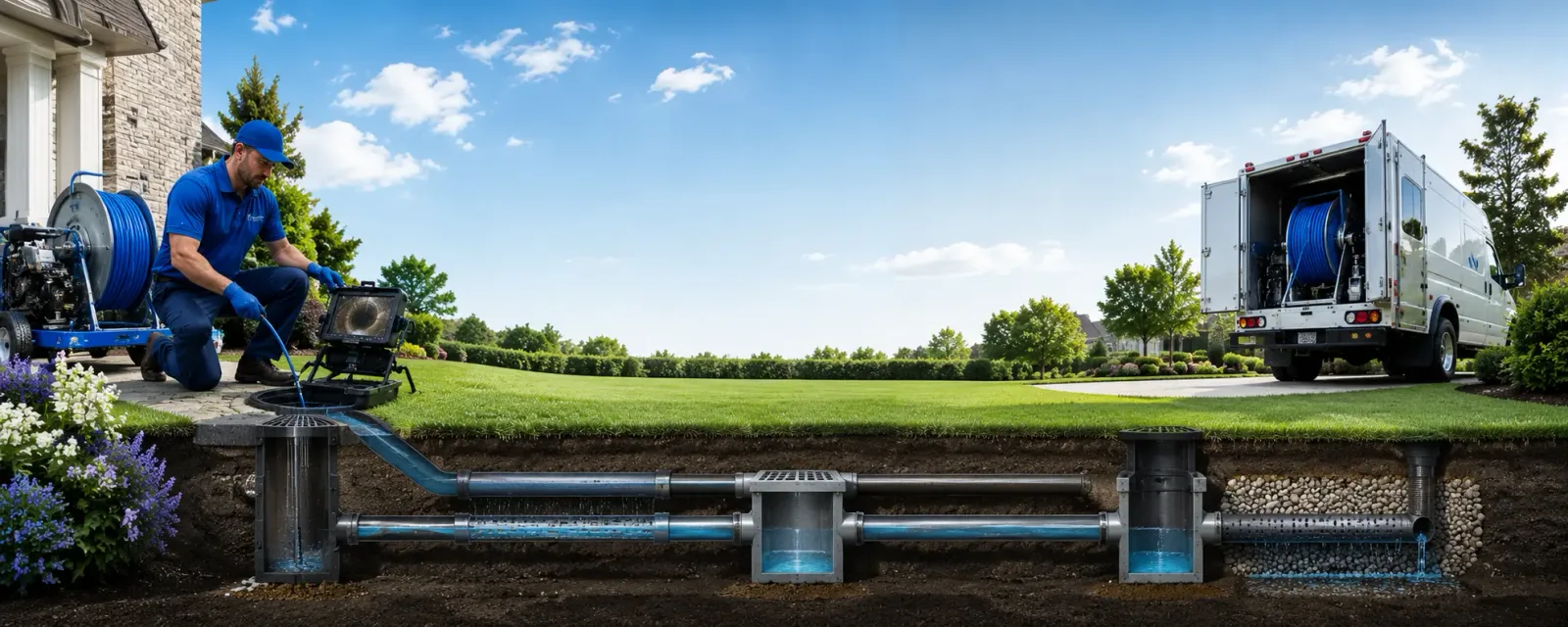 Outdoor drain cleaning information for Canton, NY